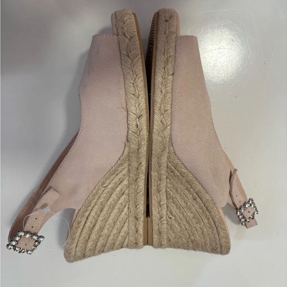 Paseart suede espadrille Wedge Sandals‎